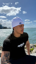 Icy White Satin Interior GB Cap