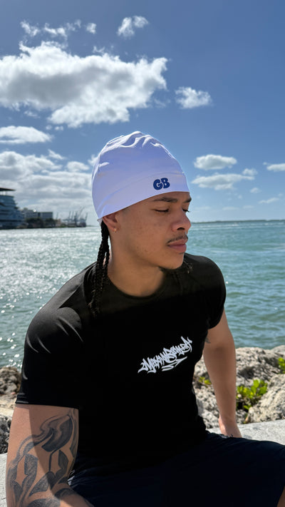 Icy White Satin Interior GB Cap